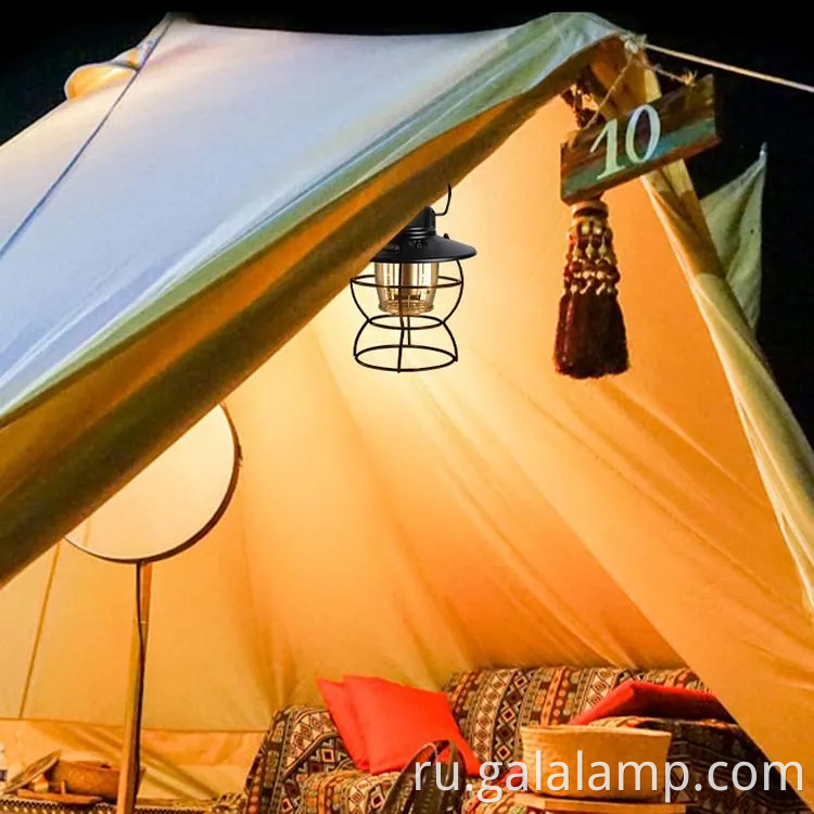 Водонепроницаемая светодиодная лампа с зарядкой USB на открытом воздухе